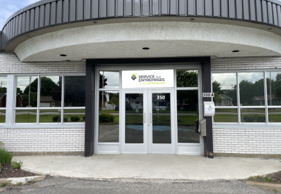 façade des bureaux du Service aux entreprises